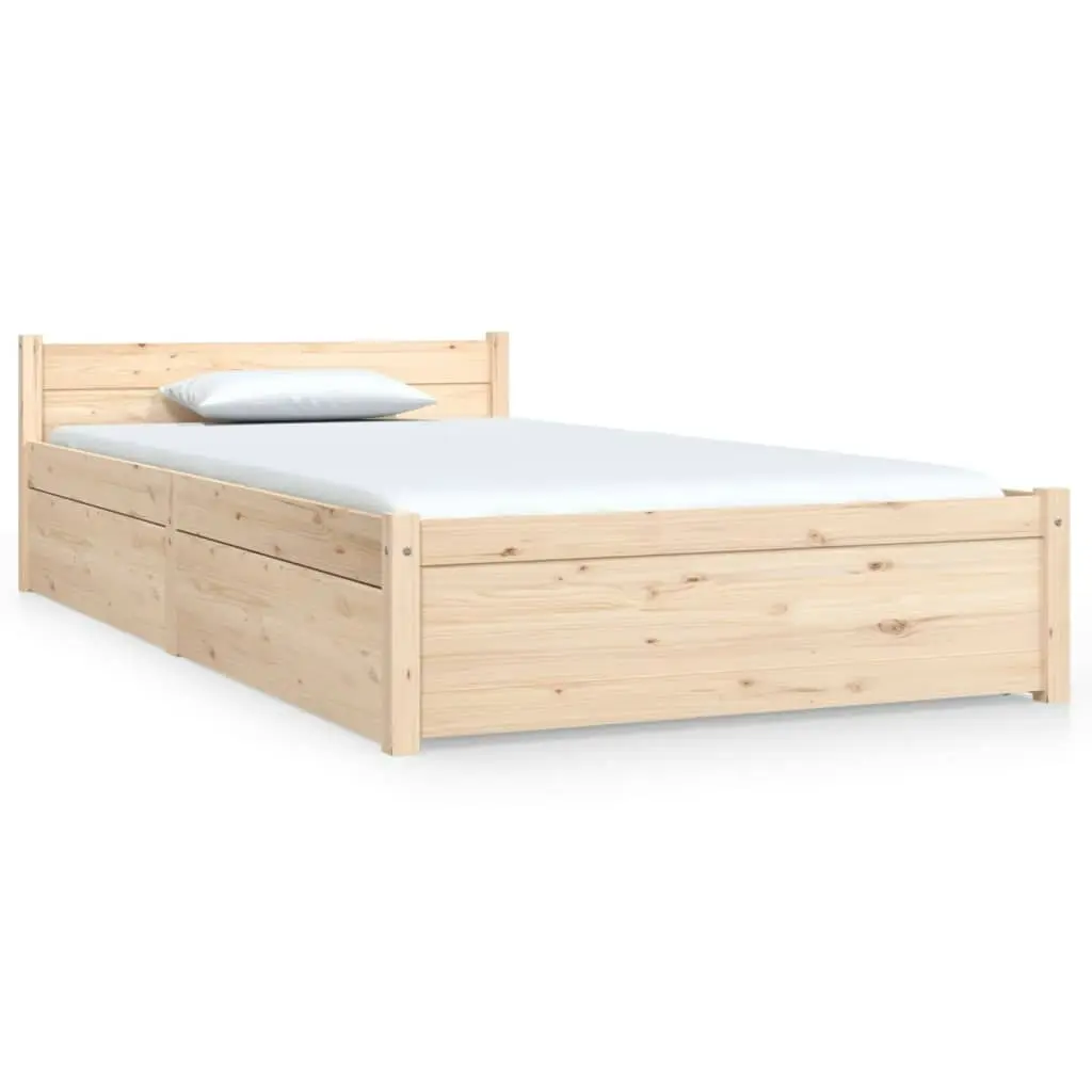 Bed Frame without Mattress with Drawers 90x190 cm 3103478