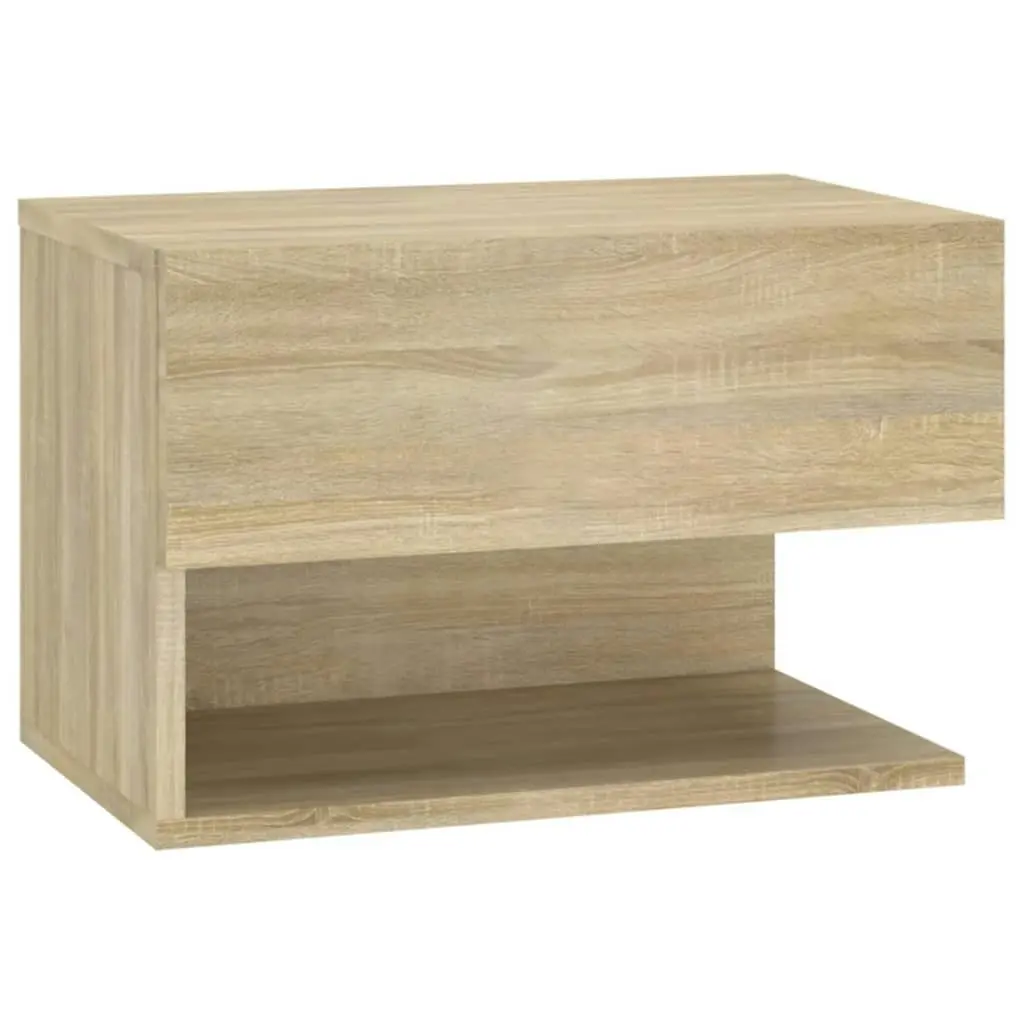 Wall-mounted Bedside Cabinet Sonoma Oak 810959