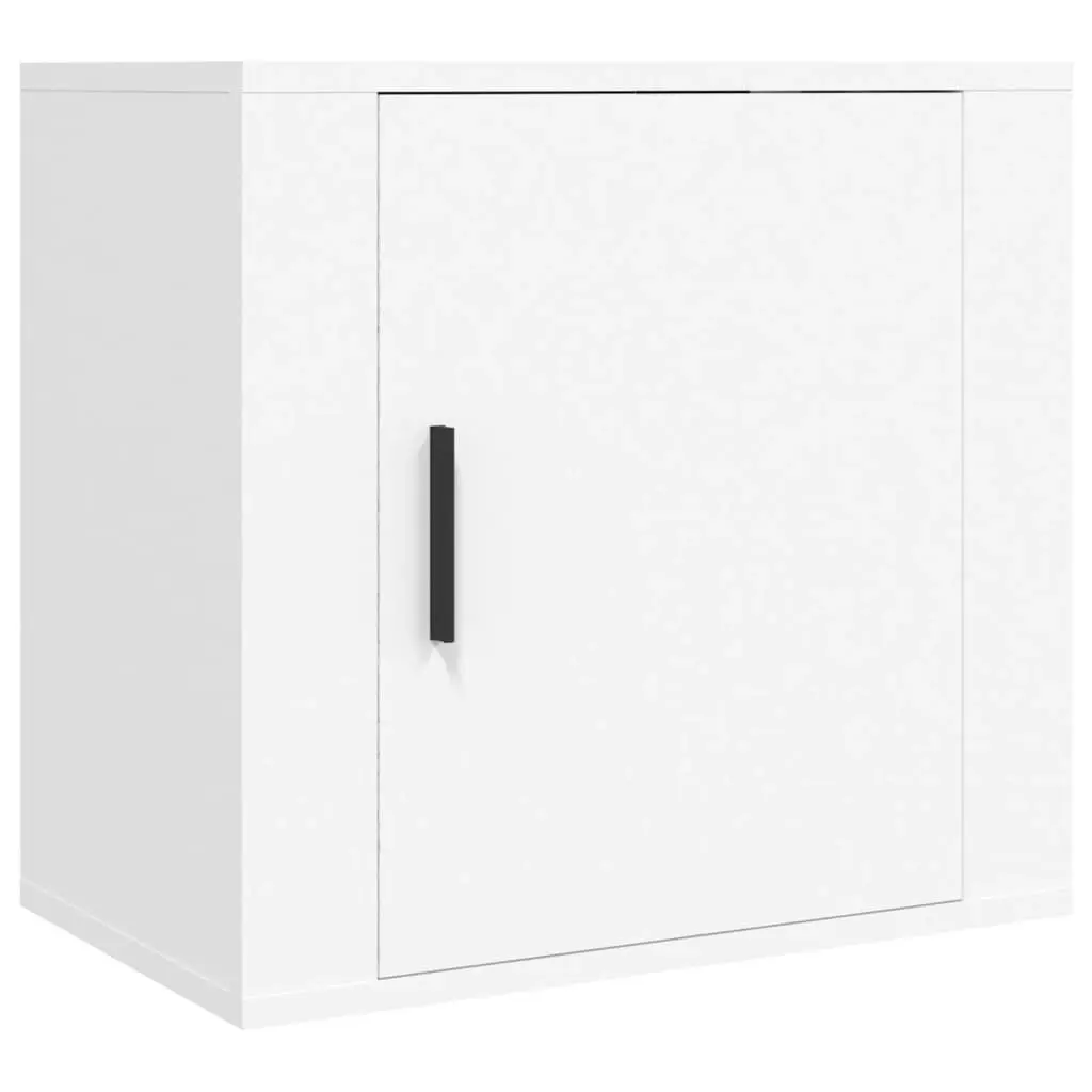 Wall-mounted Bedside Cabinet White 50x30x47 cm 816864