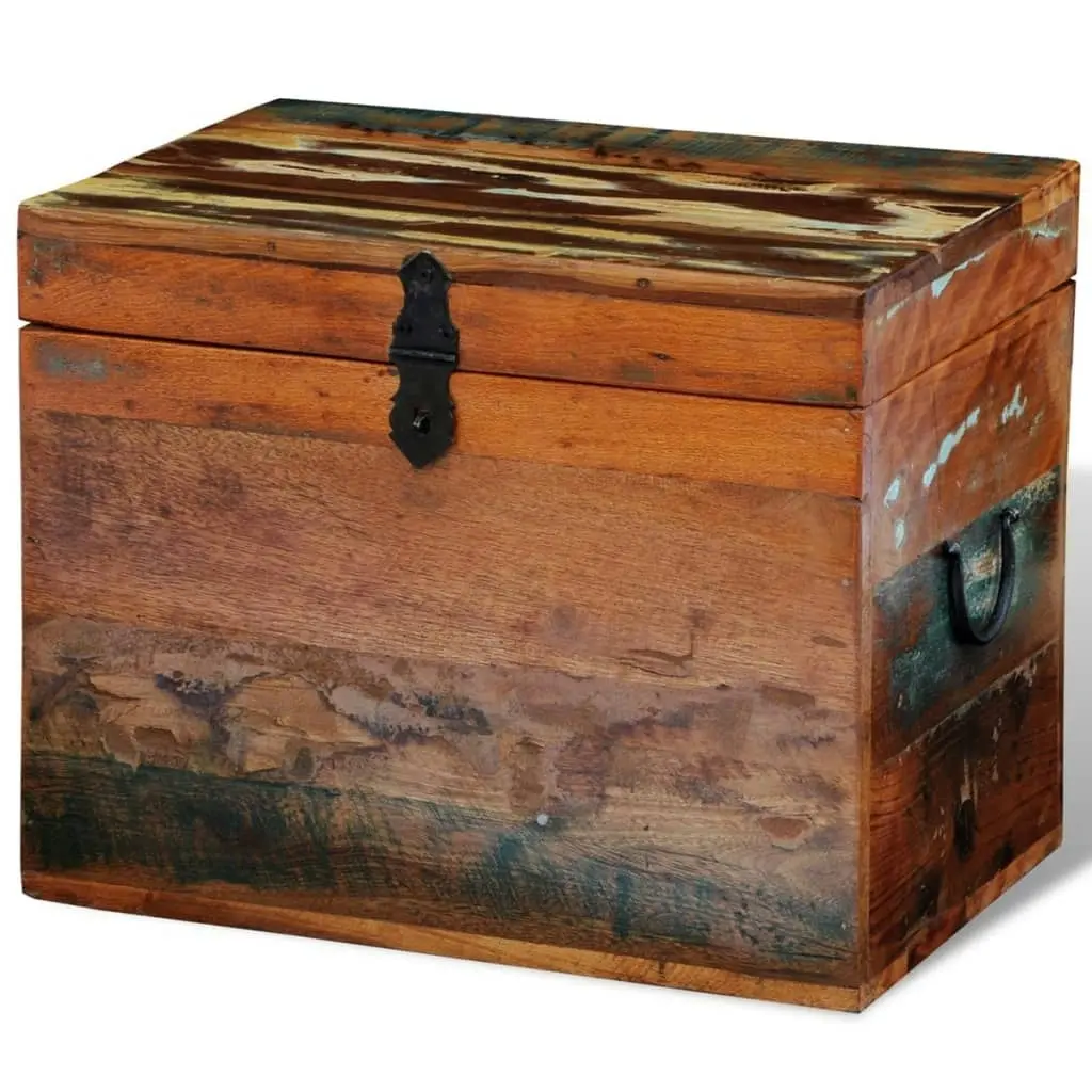 Reclaimed Storage Box Solid Wood 241644