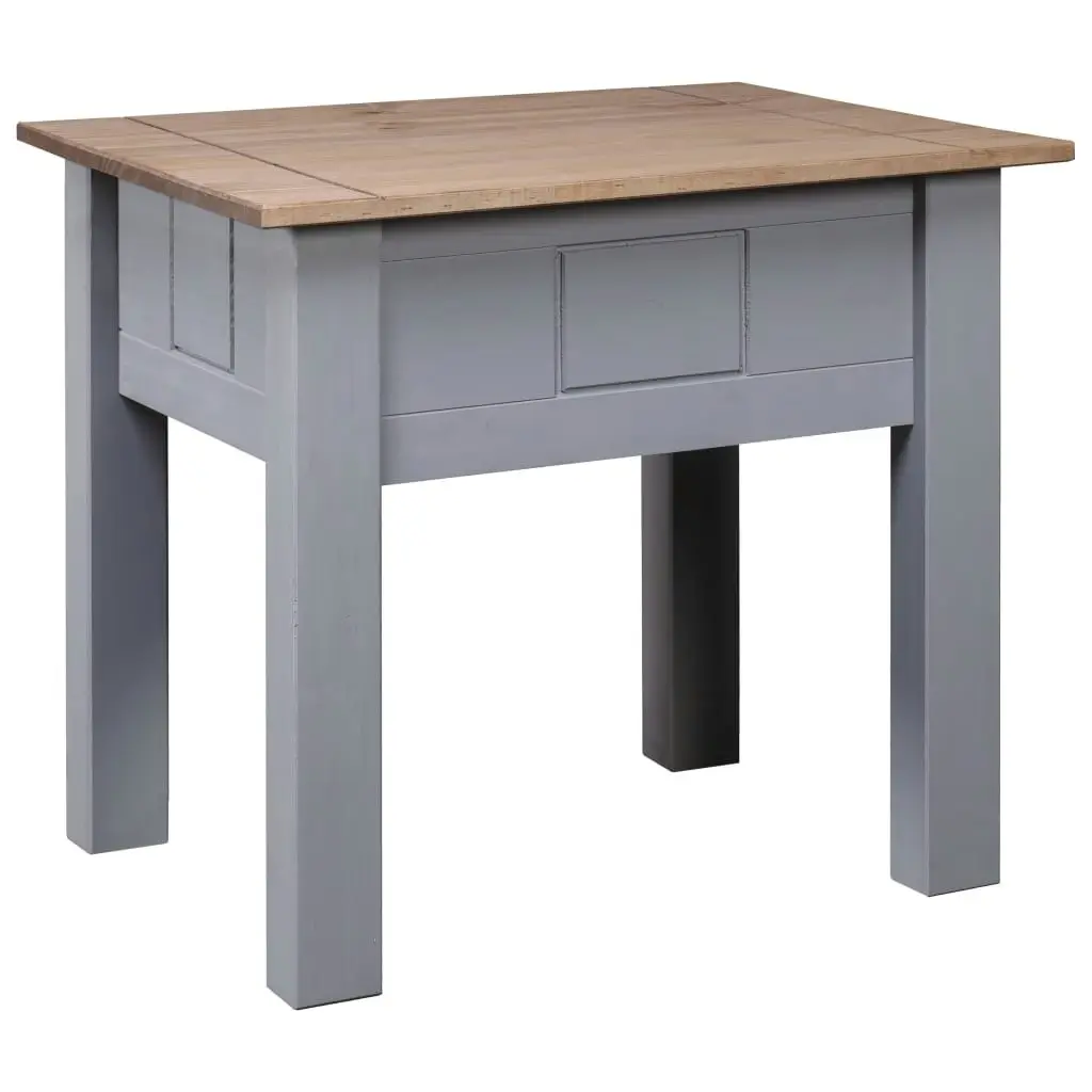 Nightstand Grey 50.5x50.5x52.5 cm Pine Panama Range 282674