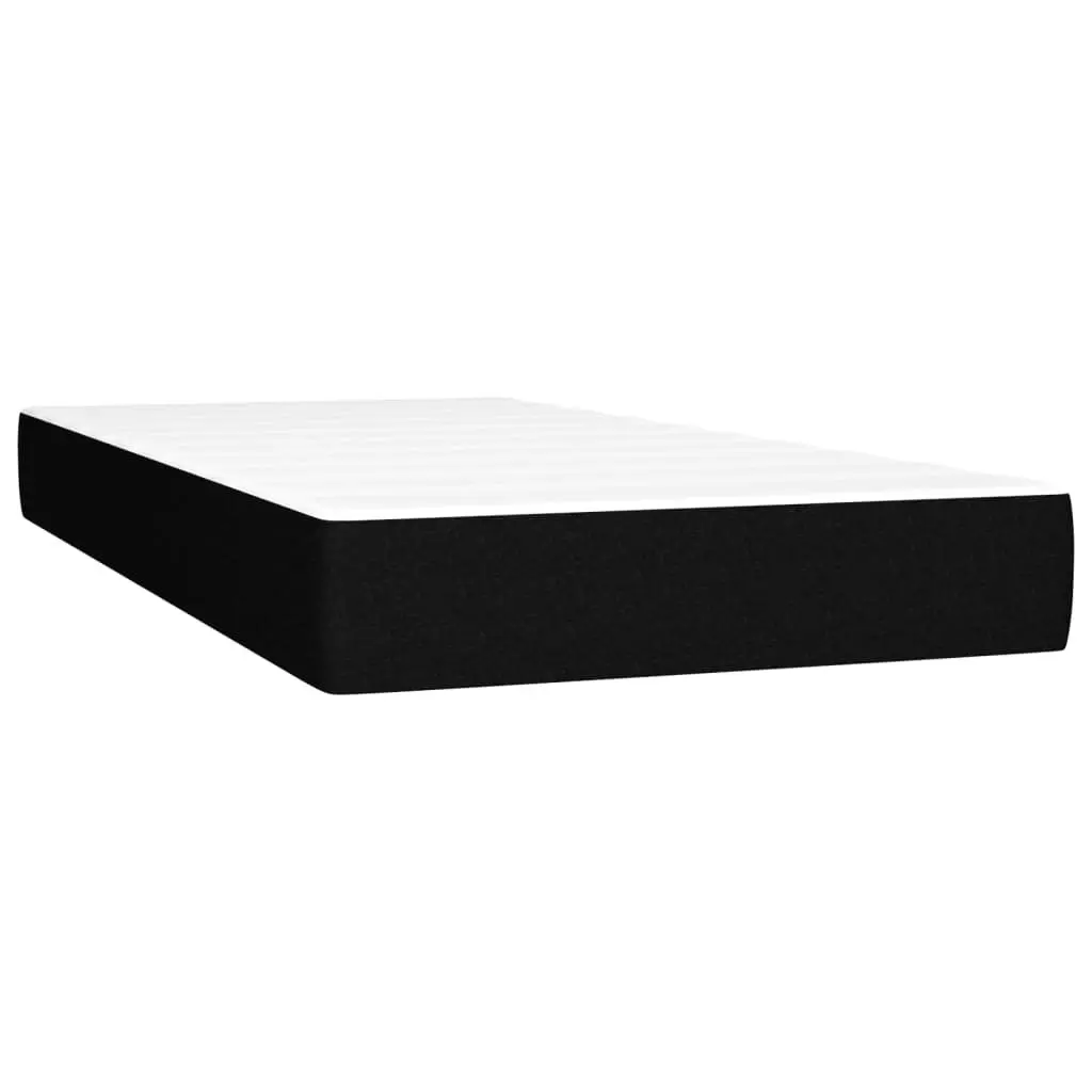 Pocket Spring Bed Mattress Black 106x203x20 cm King Single Size Fabric 4010076