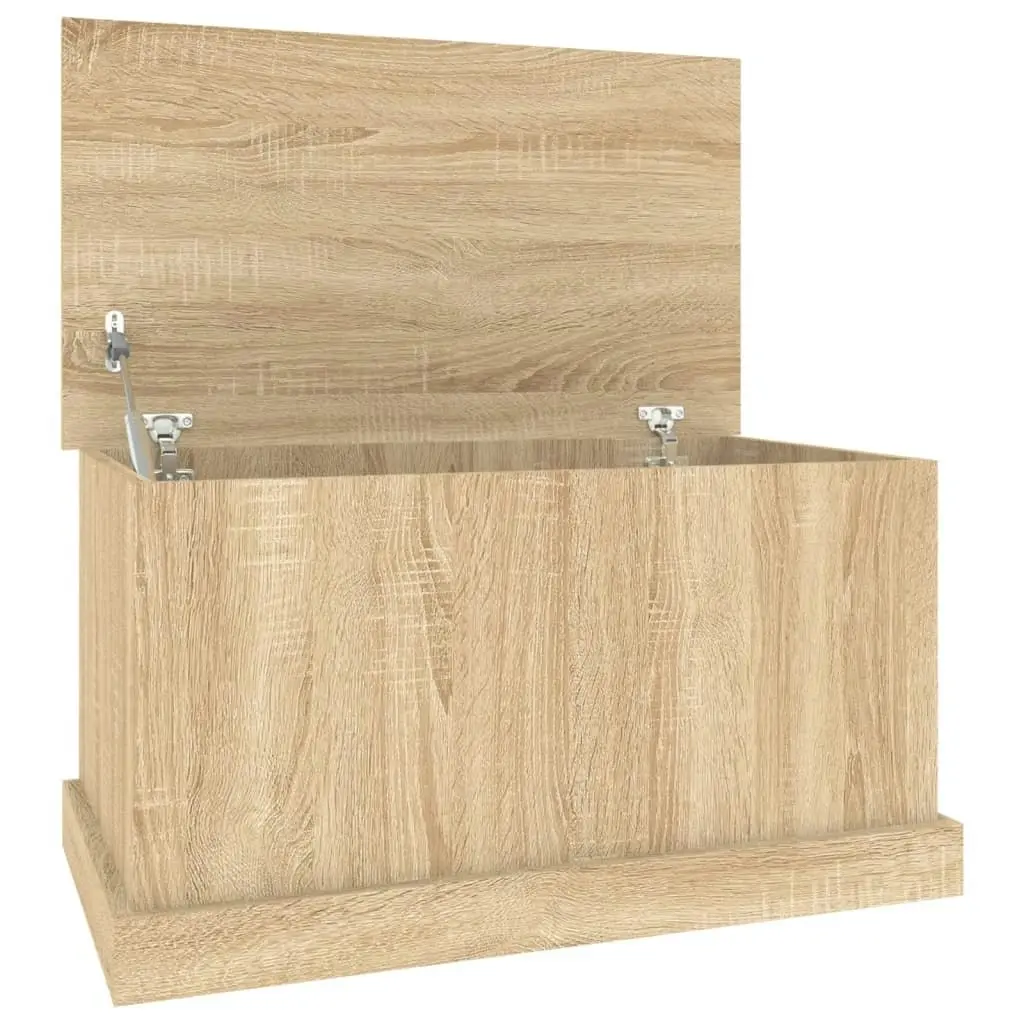 Storage Box Sonoma Oak 70x40x38 cm Engineered Wood 816507