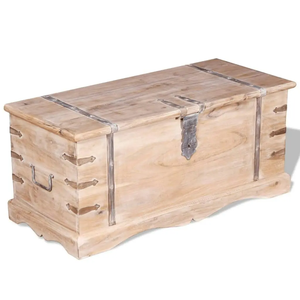 Storage Chest Solid Acacia Wood 244053