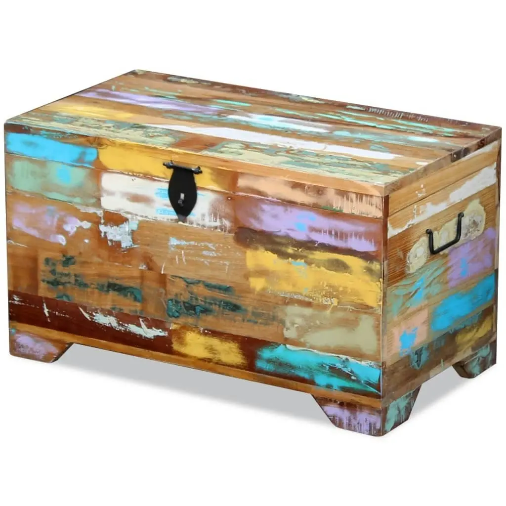 Storage Chest Solid Reclaimed Wood 243277