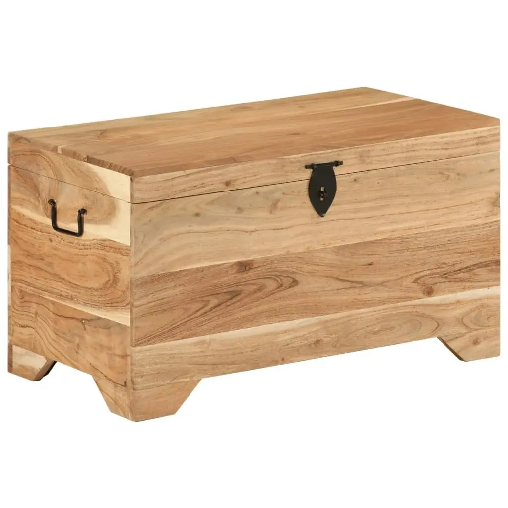 Storage Chest Solid Acacia Wood 328294