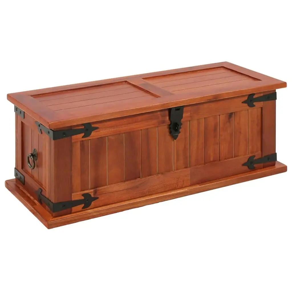 Storage Chest 60x25x22 cm Solid Acacia Wood 247240