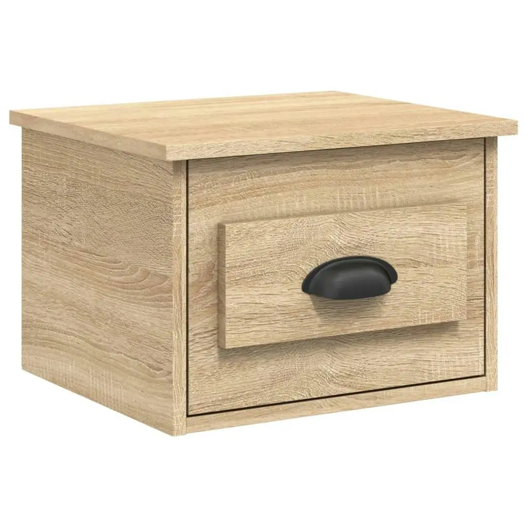 Wall-mounted Bedside Cabinet Sonoma Oak 41.5x36x28cm 816382