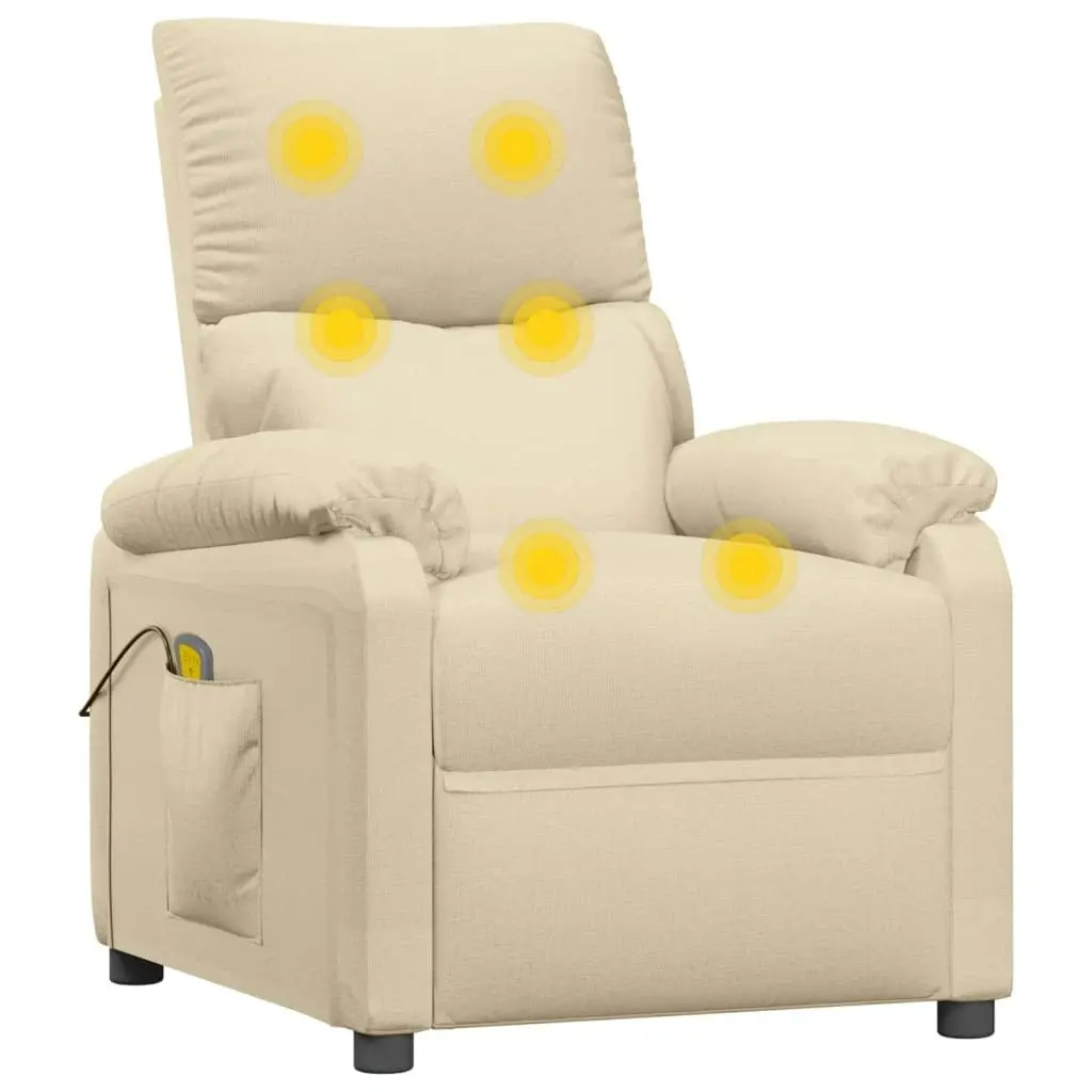 Massage Chair Cream Fabric 348468