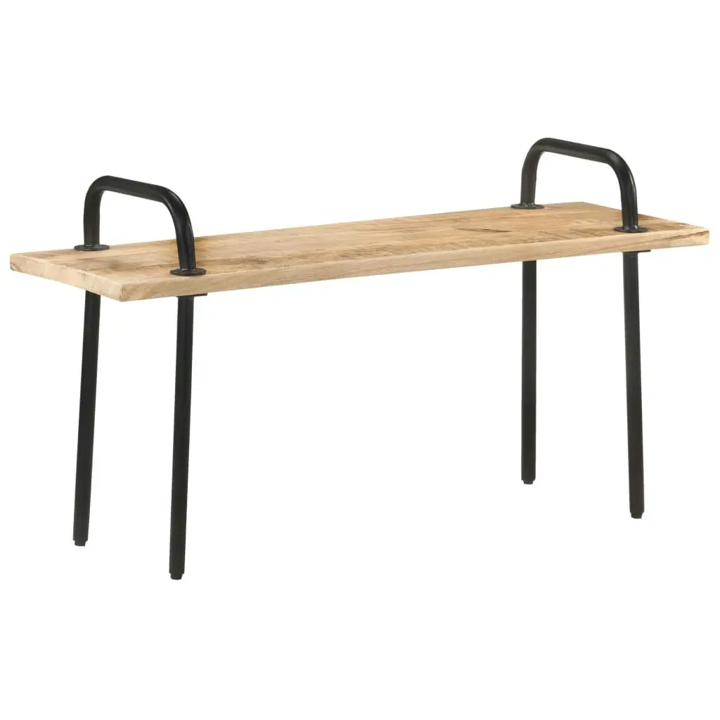 Bench 110 cm Rough Mango Wood 321078