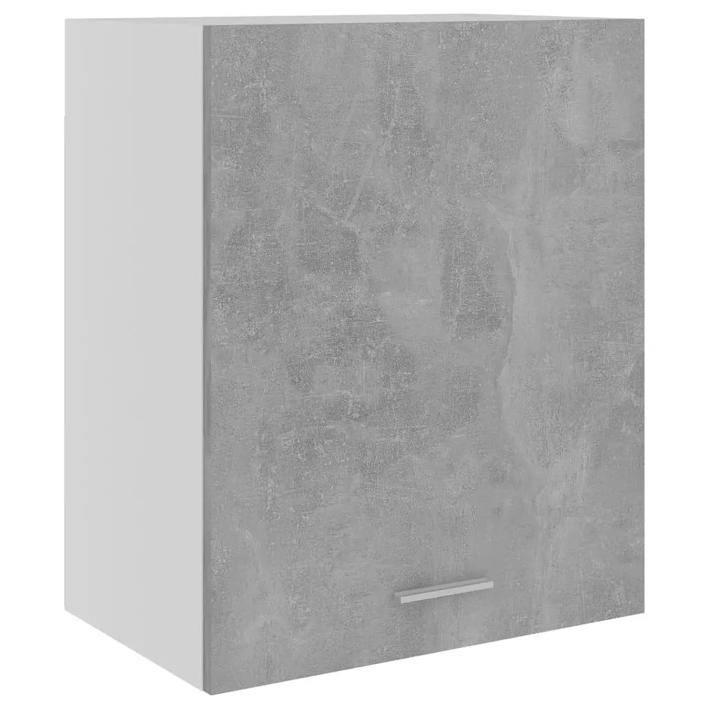 Hanging Cabinet Concrete Grey 50x31x60 cm Engineered Wood 801264