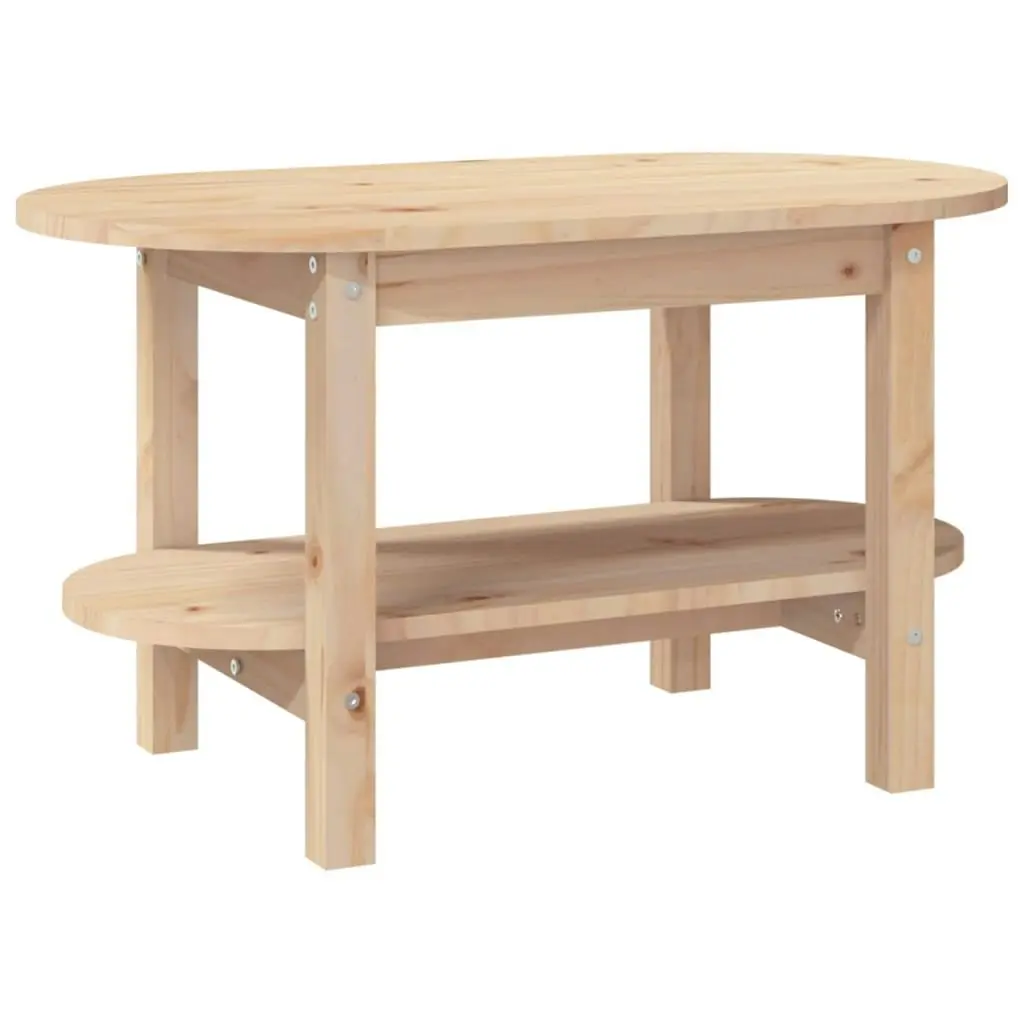 Coffee Table 80x45x45 cm Solid Wood Pine 822292