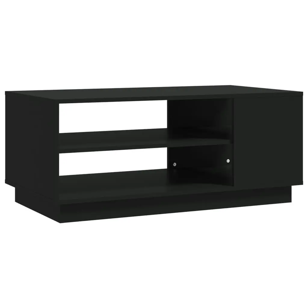 Coffee Table Black 102x55x43 cm Engineered Wood 810281