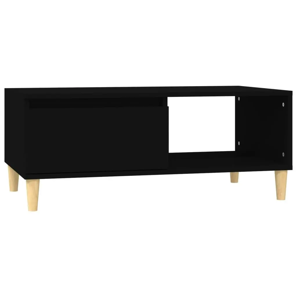 Coffee Table Black 90x50x36.5 cm Engineered Wood 821045