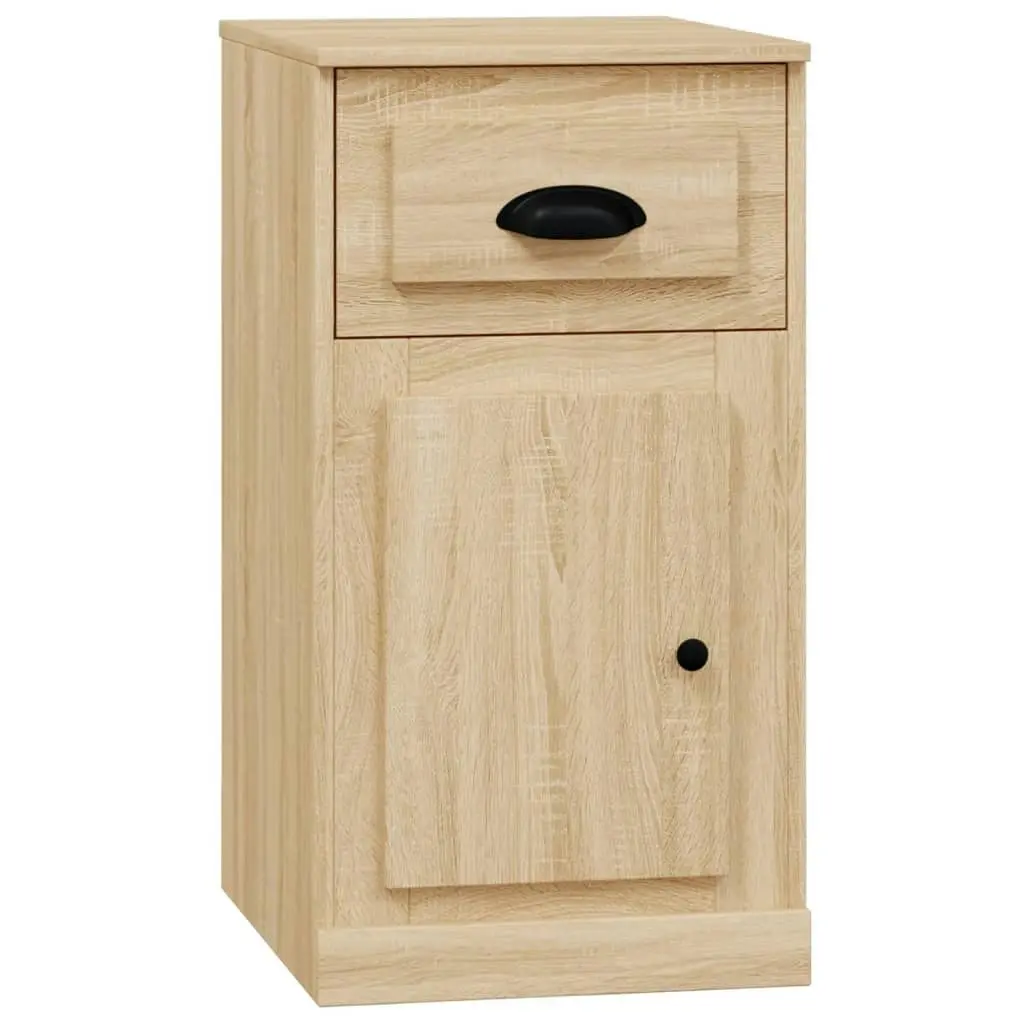 Side Cabinet with Drawer Sonoma Oak 40x50x75 cm Engineered Wood 816483