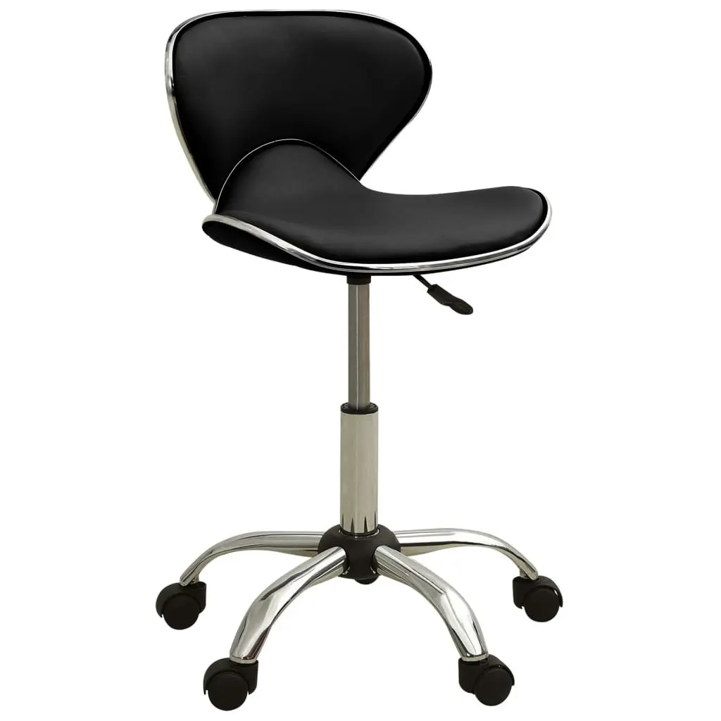 Office Chair Black Faux Leather 3088626