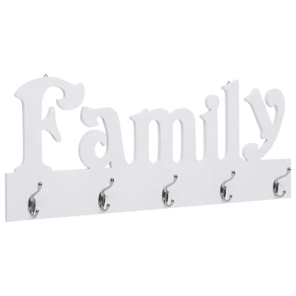 Wall Mounted Coat Rack FAMILY 74x29.5 cm 284245