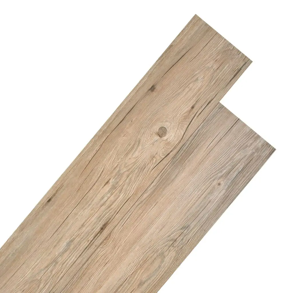 Non Self-adhesive PVC Flooring Planks 5.26 mÂ² 2 mm Oak Brown 245165