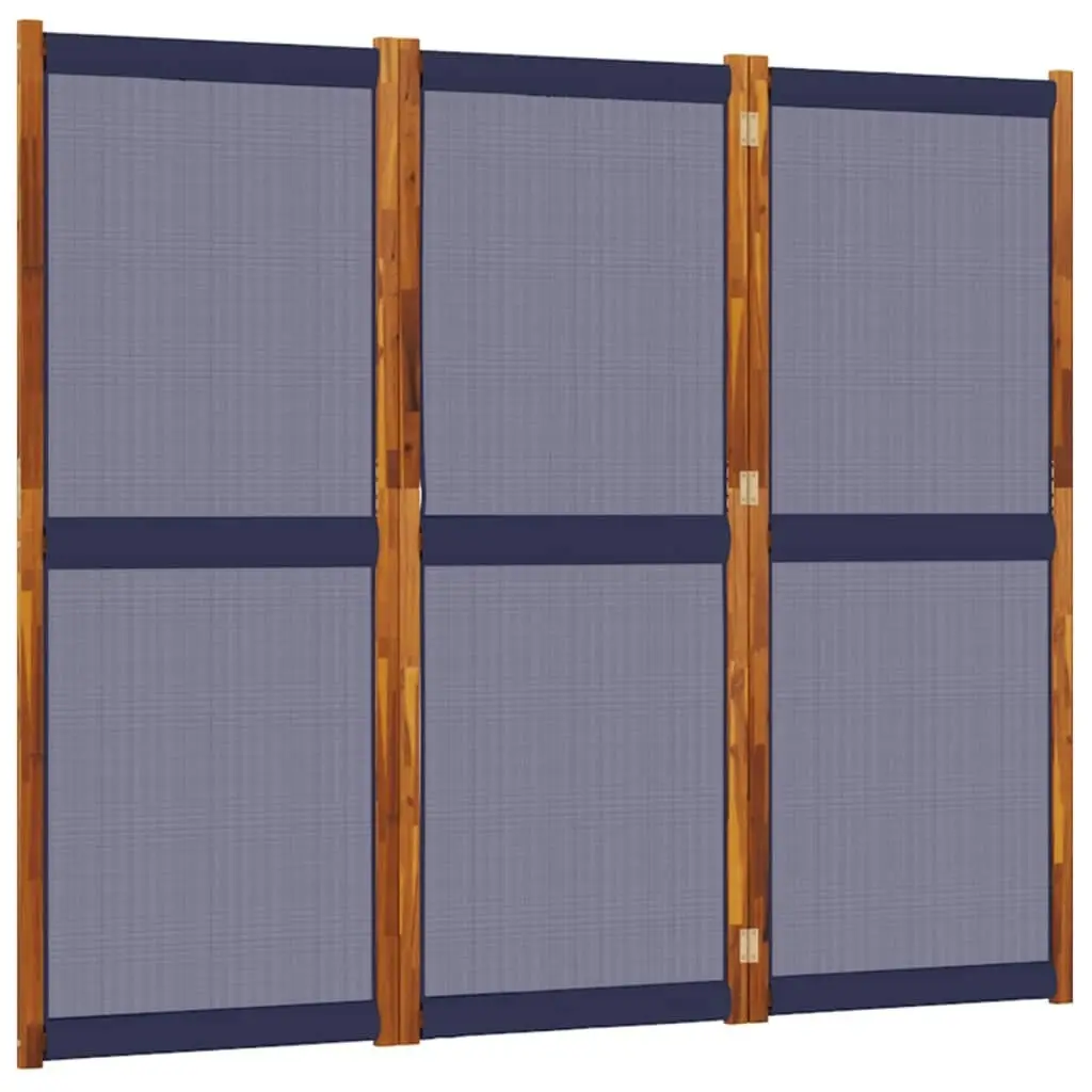 3-Panel Room Divider Dark Blue 210x180 cm 4003359