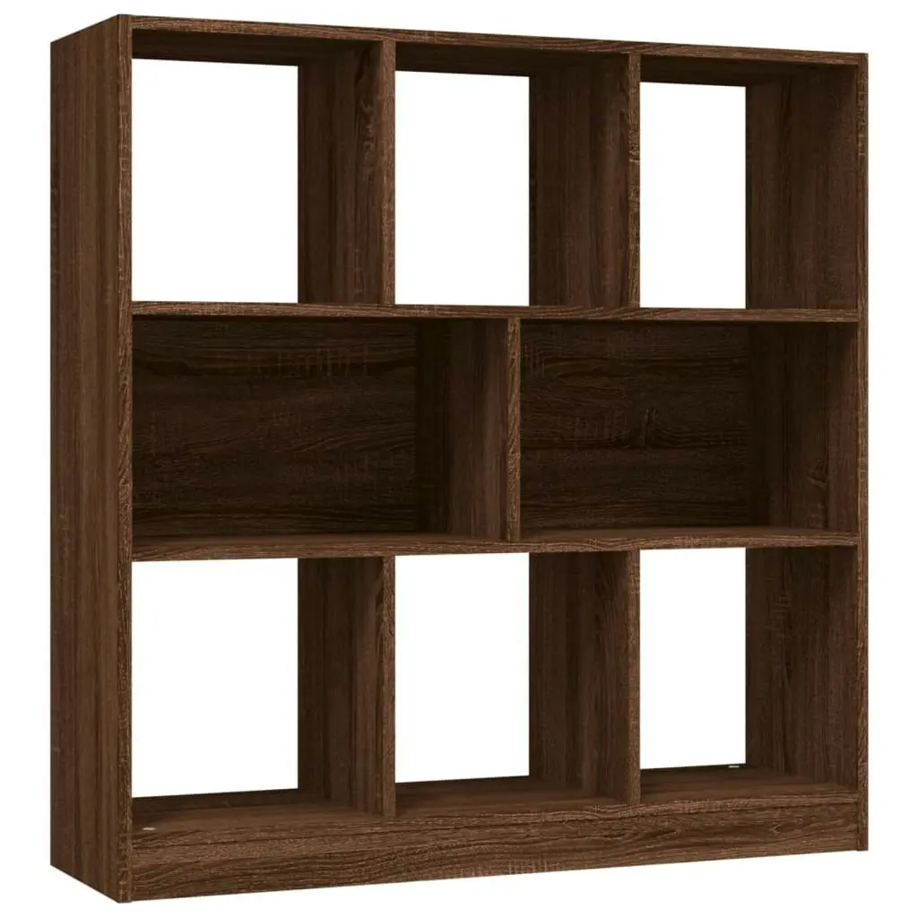 Book Cabinet Brown Oak 97.5x29.5x100 cm Engineered Wood 826380