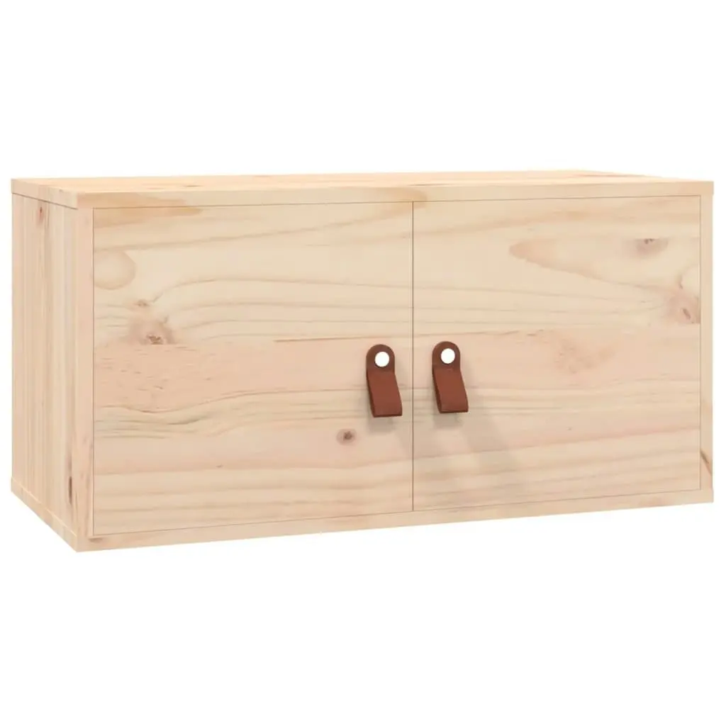 Wall Cabinet 60x30x30 cm Solid Wood Pine 818365