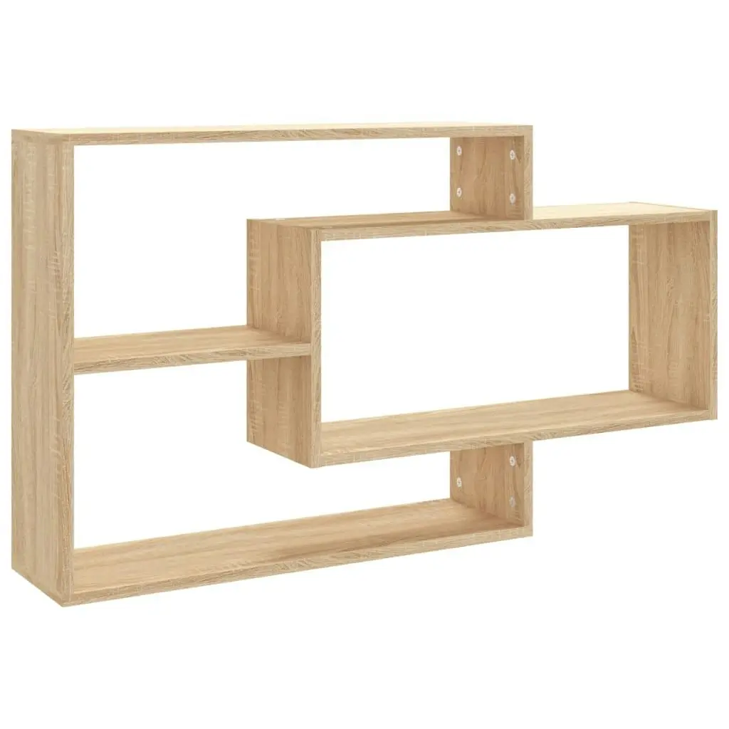 Wall Shelves Sonoma Oak 104x20x58.5 cm Engineered Wood 800327