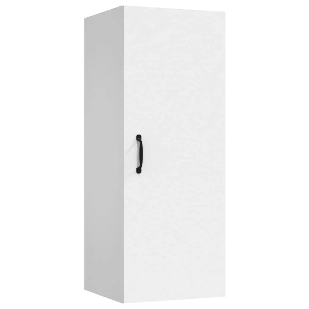 Hanging Wall Cabinet White 34.5x34x90 cm Engineered Wood 812438