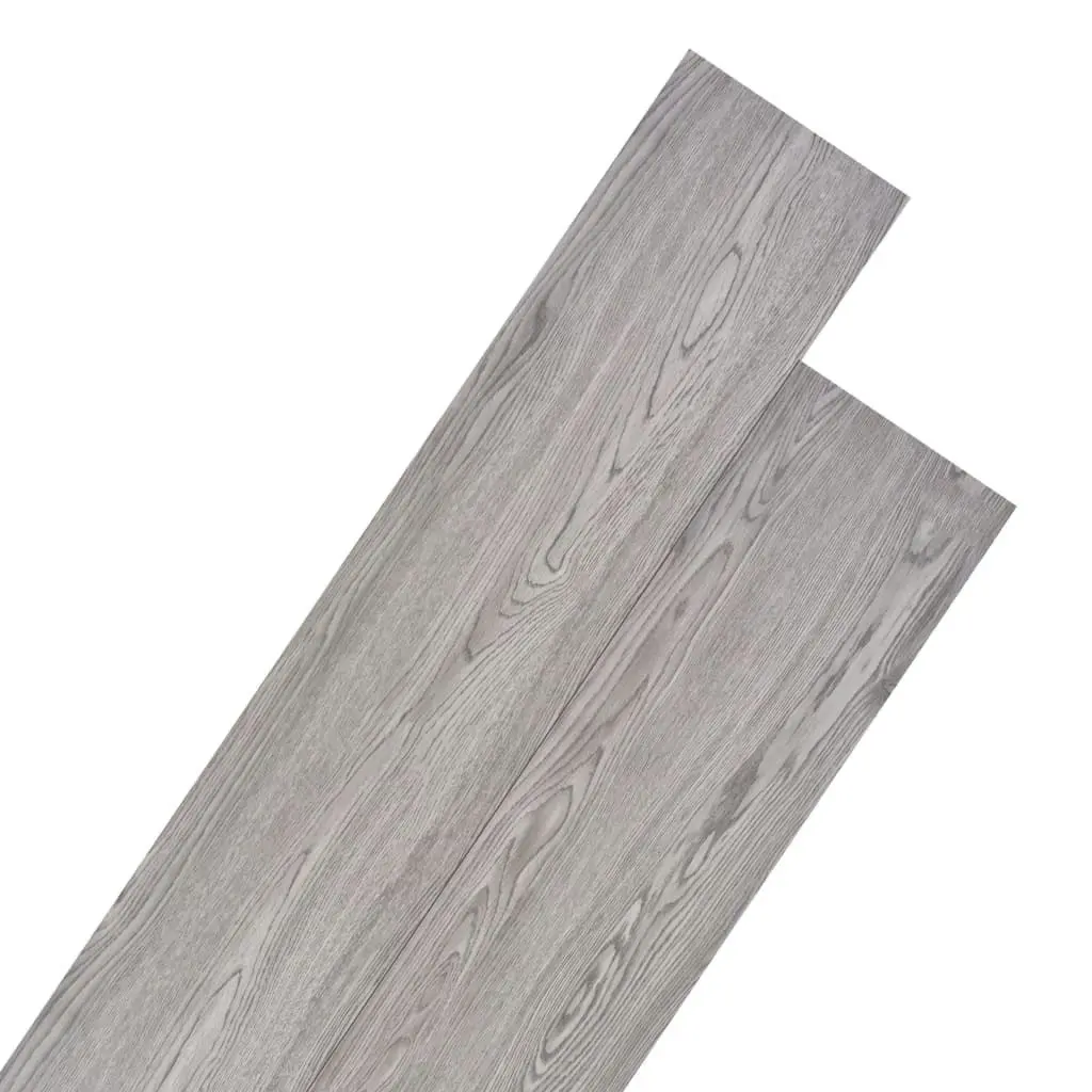 Non Self-adhesive PVC Flooring Planks 5.26 mÂ² 2 mm Dark Grey 245168