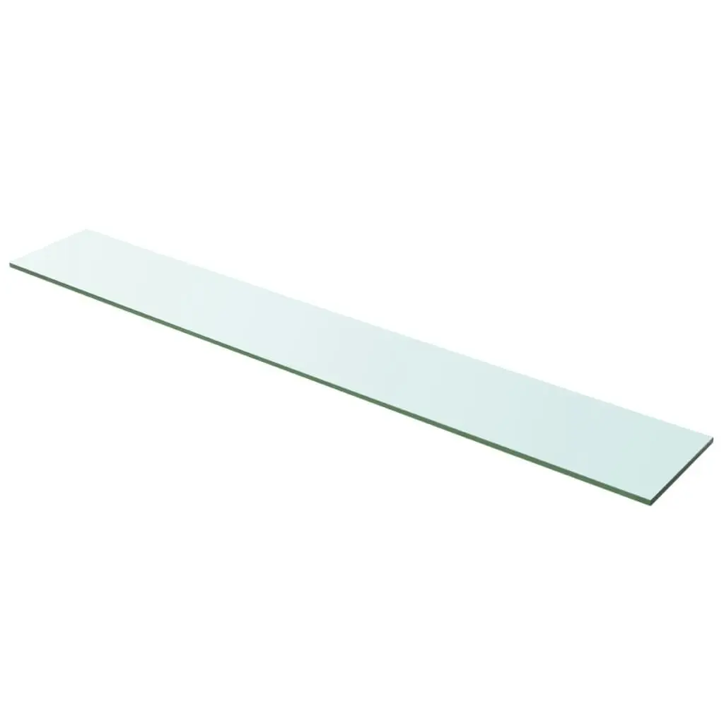 Shelf Panel Glass Clear 100x15 cm 243843