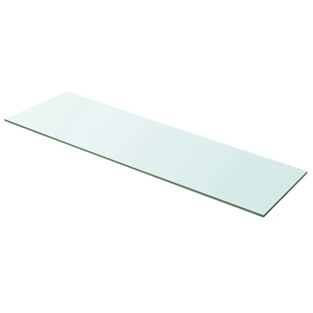 Shelf Panel Glass Clear 100x30 cm 243846