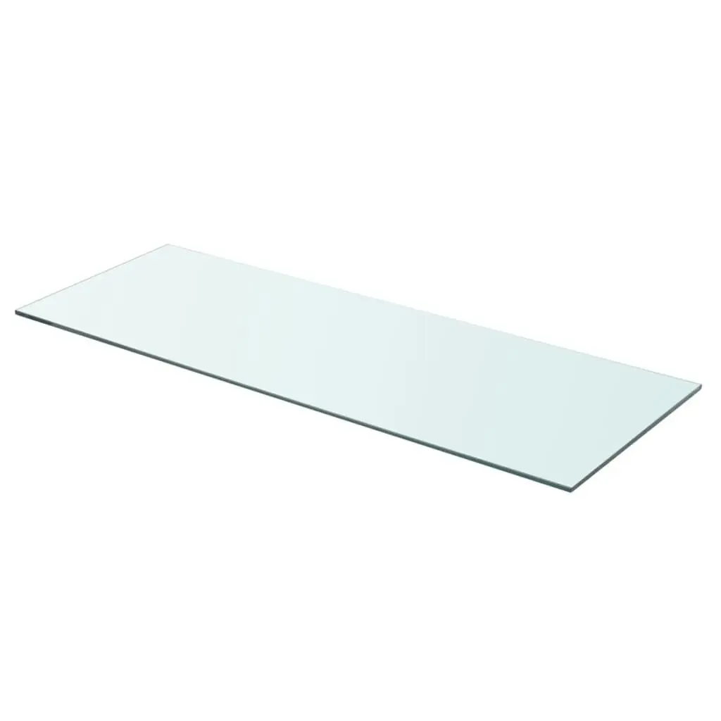 Shelf Panel Glass Clear 80x30 cm 243836