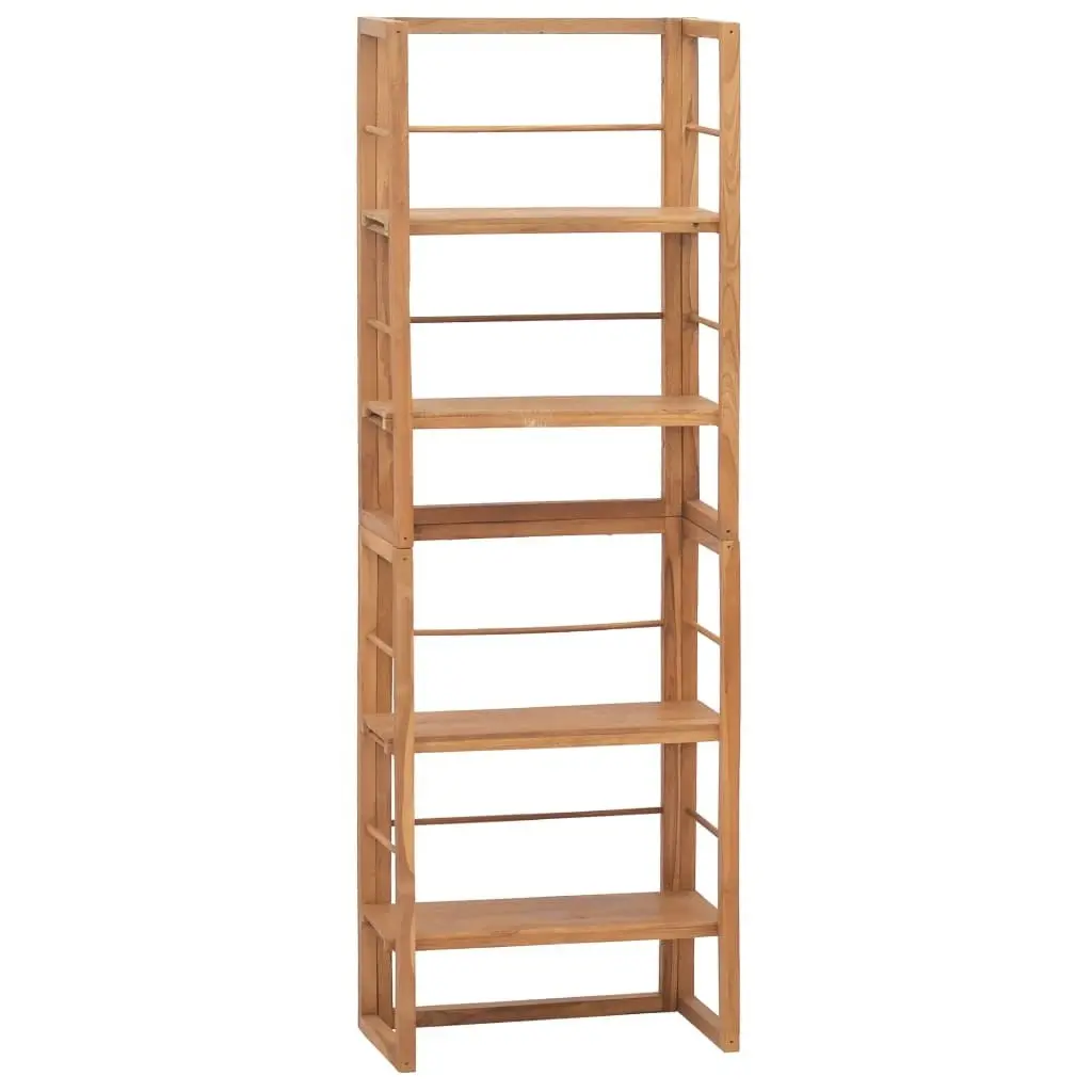 Shelving Unit 60x30x180 cm Solid Teak Wood 326125