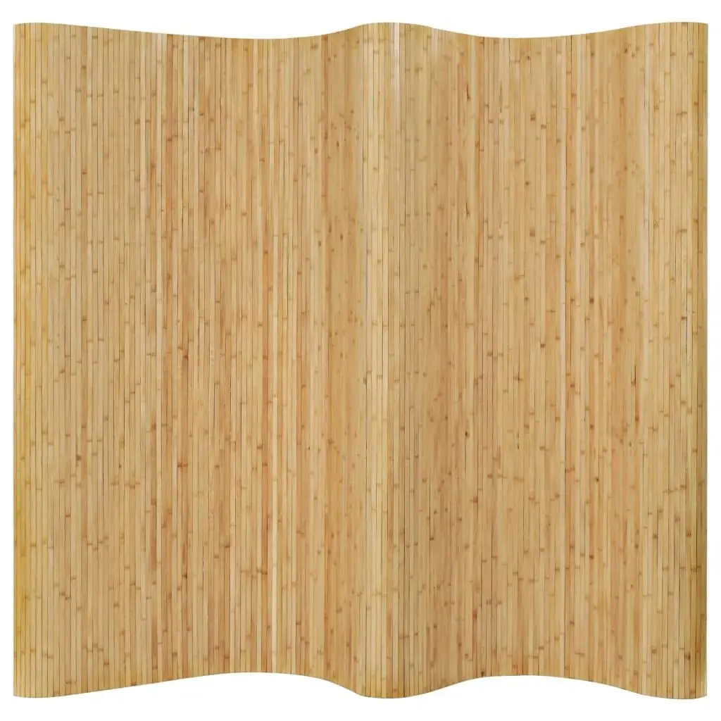 Room Divider Bamboo 250x165 cm Natural 247197