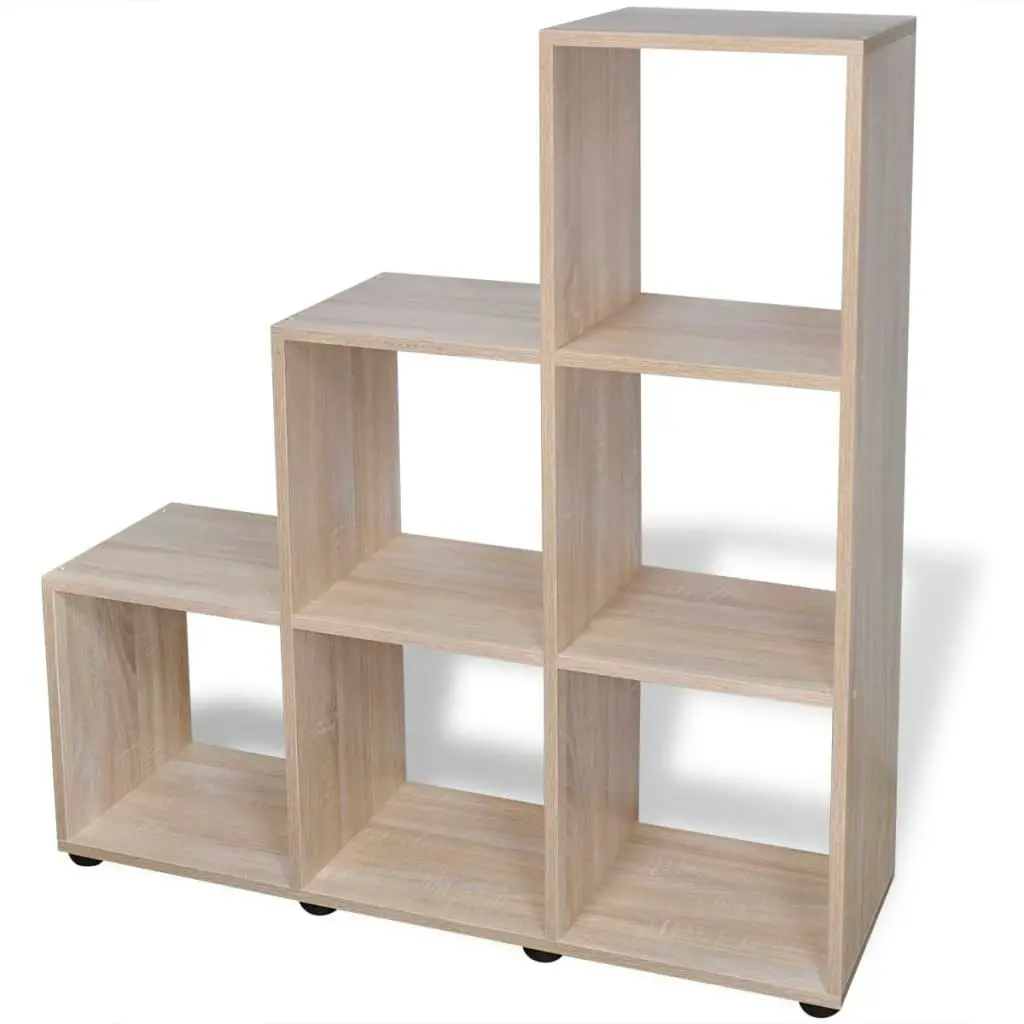 Staircase Bookcase/Display Shelf 107 cm Oak 242553