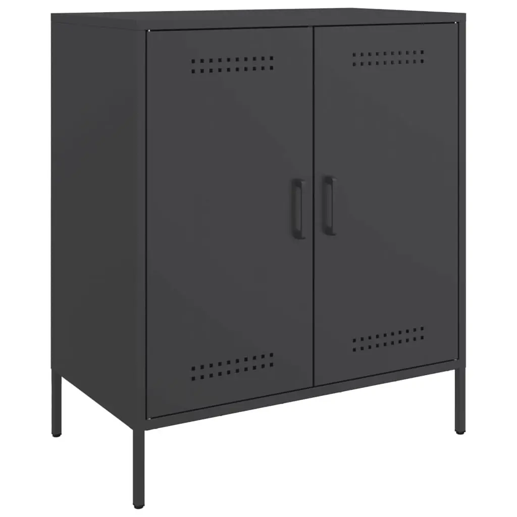 Sideboard Black 68x39x79 cm Steel 842976