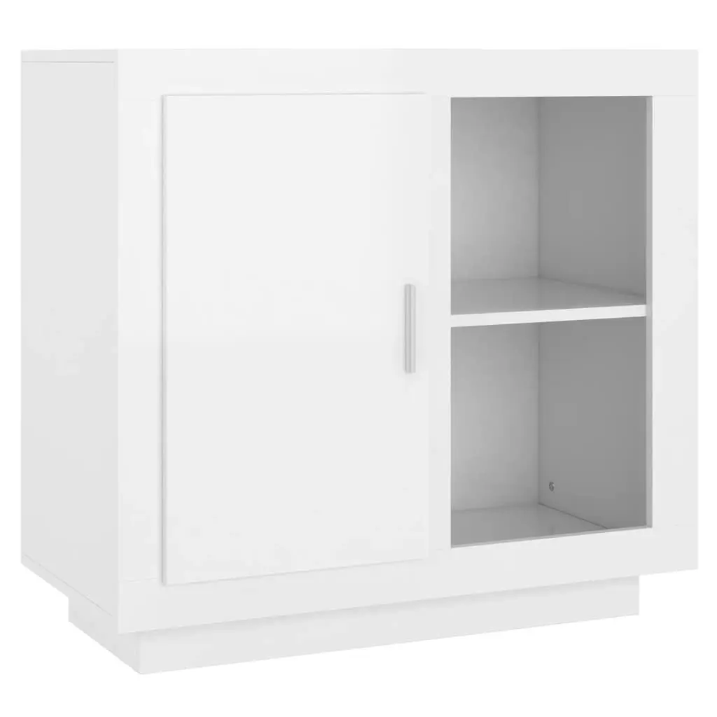 Sideboard High Gloss White 80x40x75 cm 811832