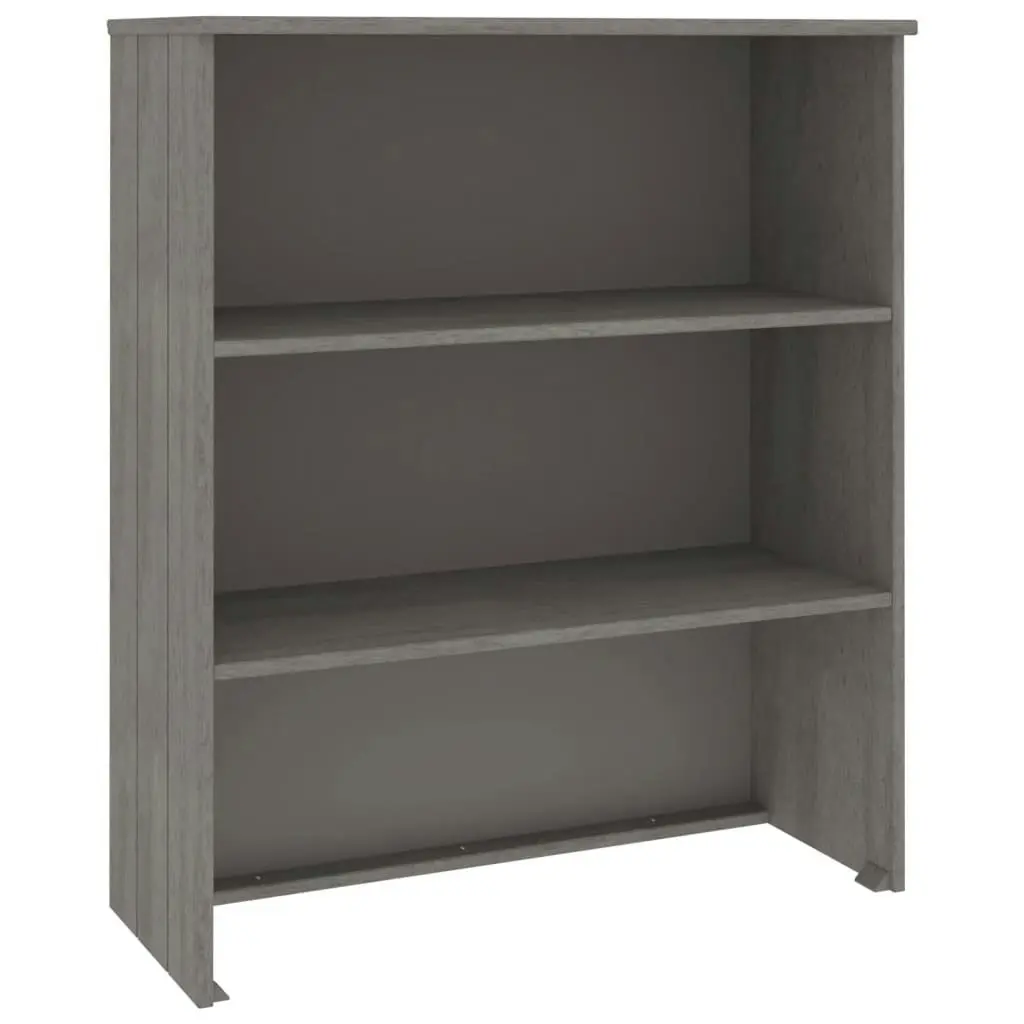 Top for Highboard"HAMAR" Light Grey 85x35x100cm Solid Wood Pine 340511