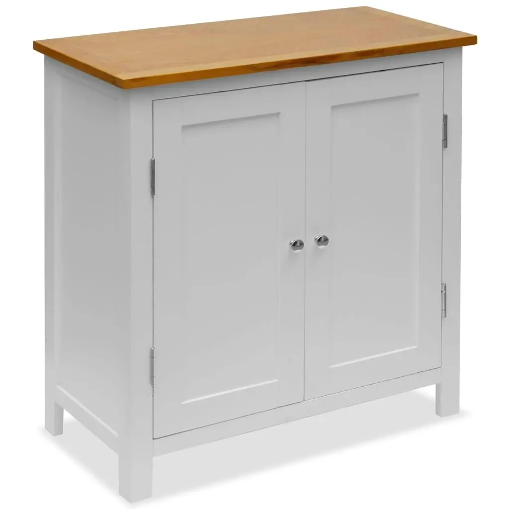 Cupboard 70x35x75 cm Solid Oak Wood 247050