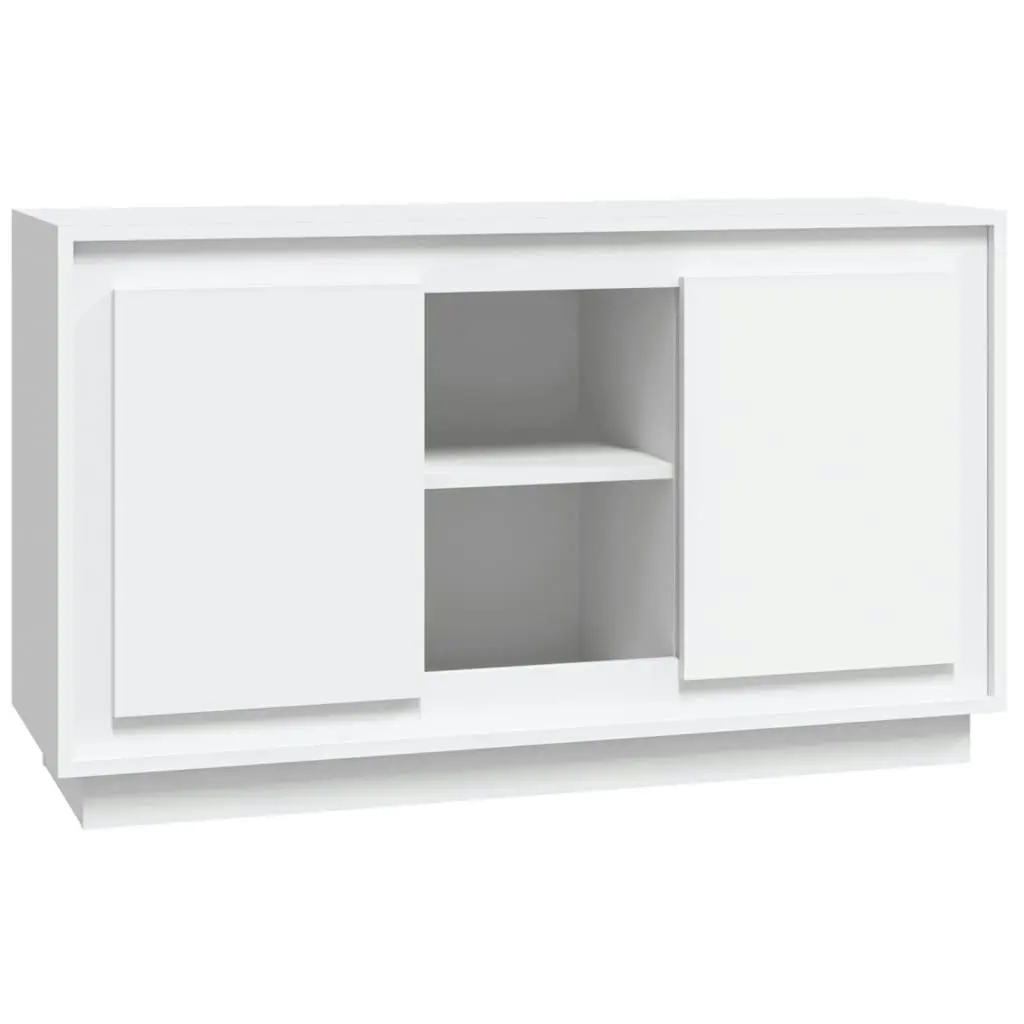 Sideboard White 102x35x60 cm Engineered Wood 831877