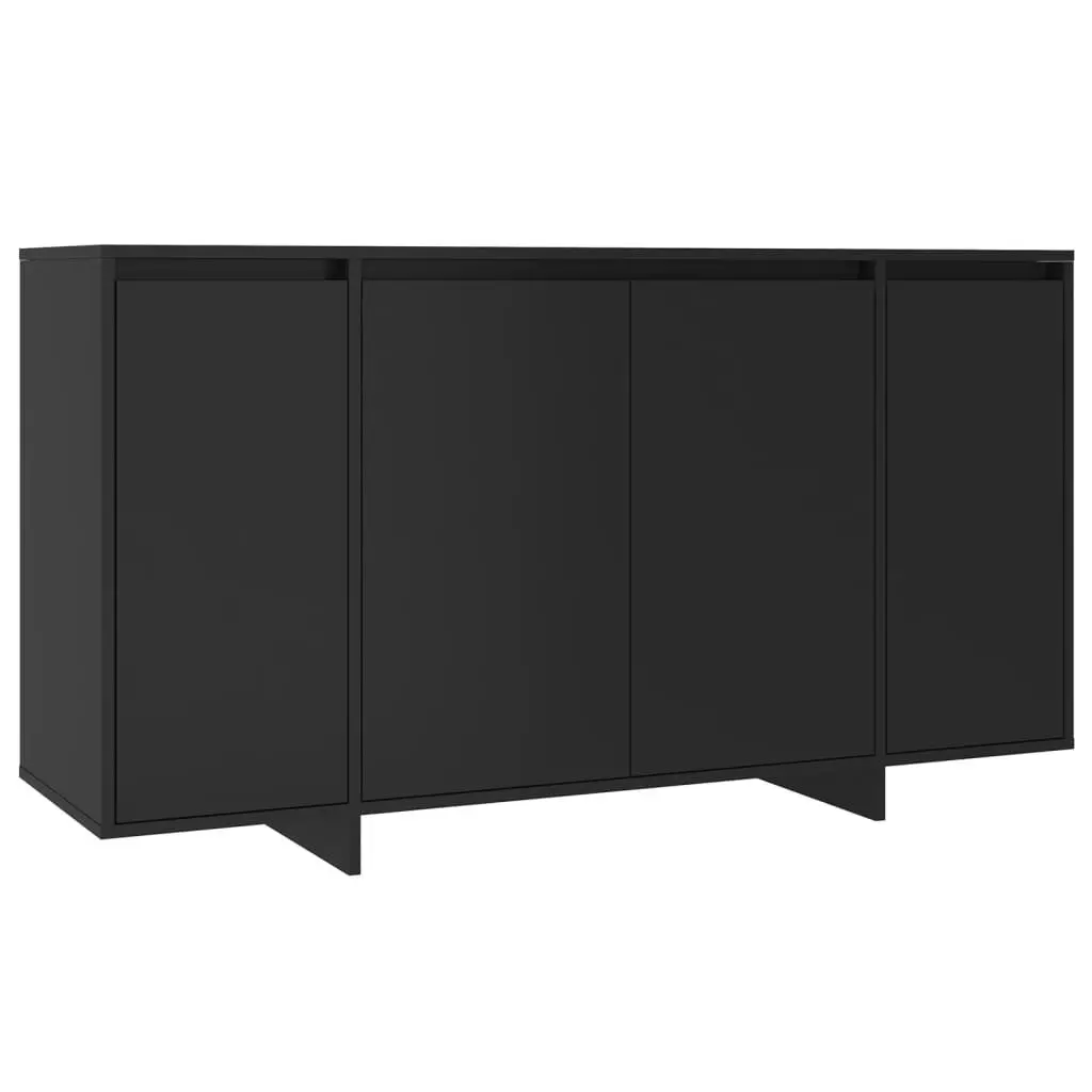 Sideboard Black 135x41x75 cm Engineered Wood 809594