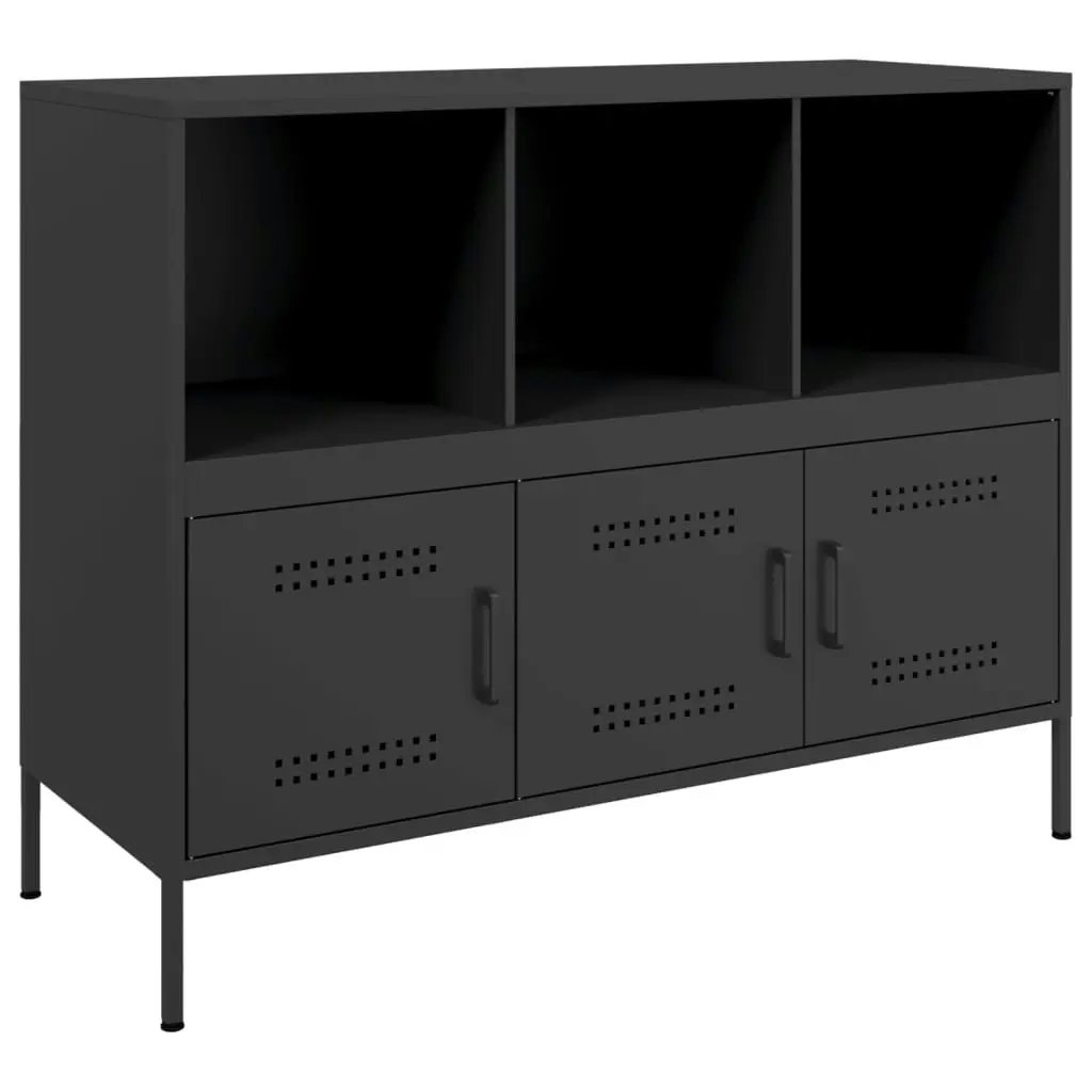 Sideboard Black 100.5x39x79 cm Cold-rolled Steel 843090