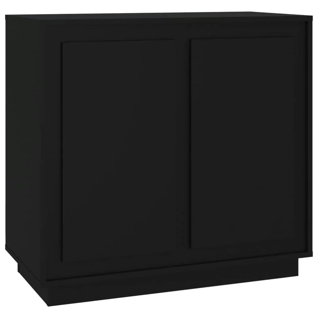 Sideboard Black 80x34x75 cm Engineered Wood 819885