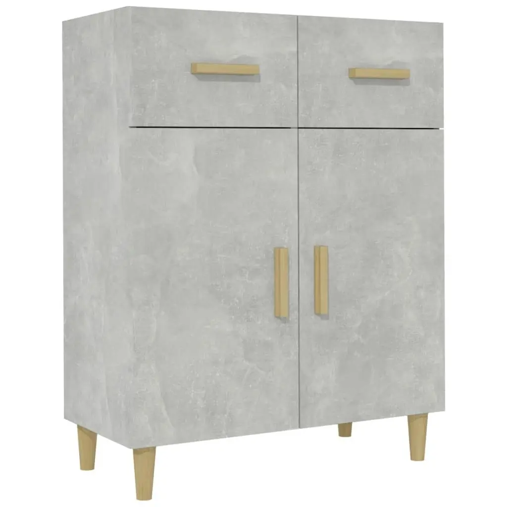 Sideboard Concrete Grey 69.5x34x89 cm Engineered Wood 812190