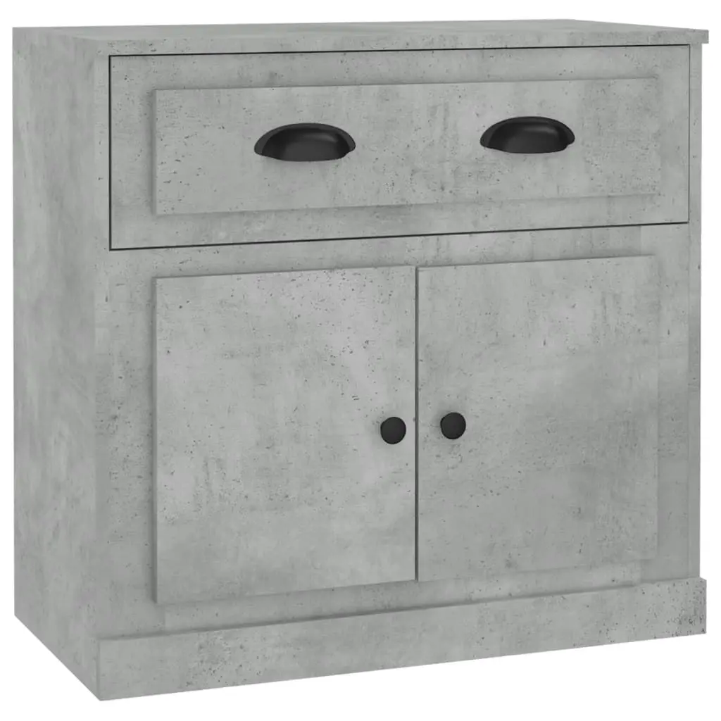 Sideboard Concrete Grey 70x35.5x67.5 cm Engineered Wood 816428