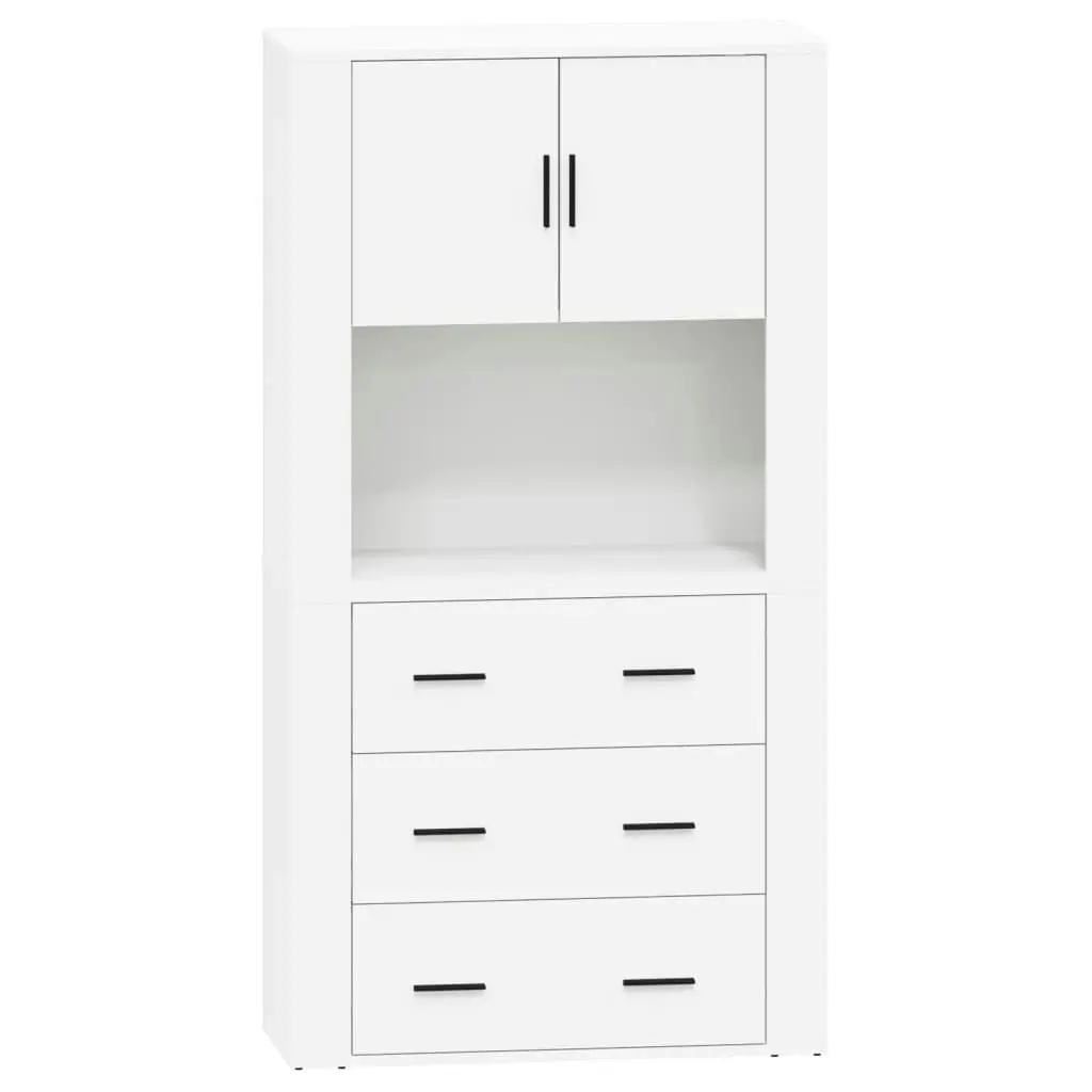 Highboard White Engineered Wood 3185383