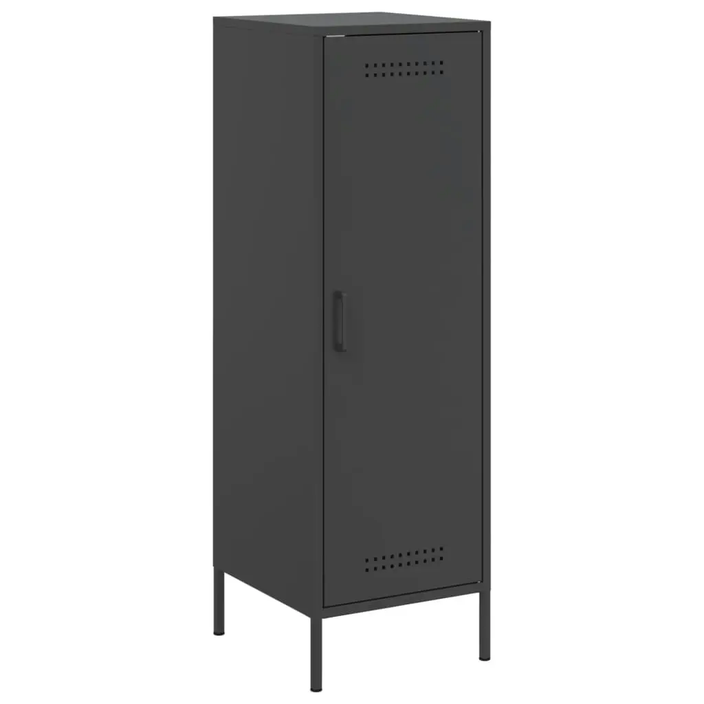 Highboard Black 36x39x113 cm Steel 843006