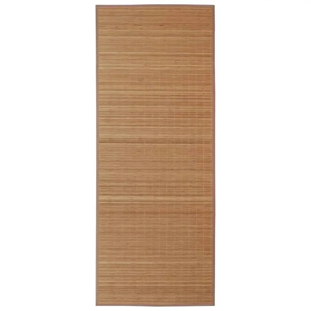 Rug Bamboo 160x230 cm Brown 245823