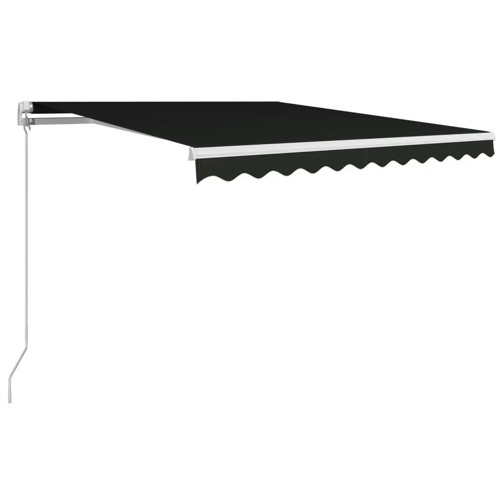 Manual Retractable Awning 350x250 cm Anthracite 3051210