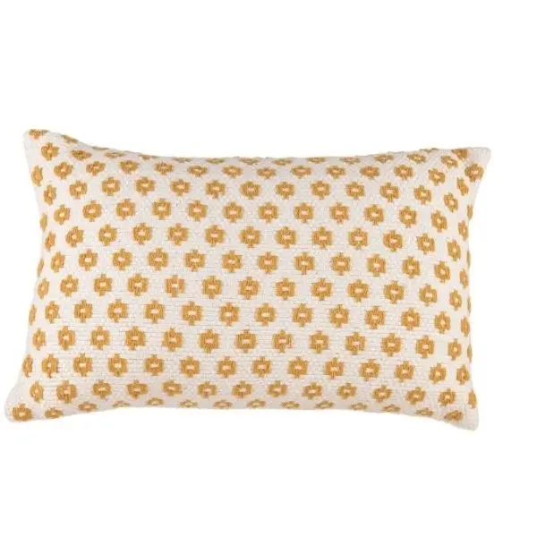 Norah Ochre Filled Cushion by Accessorize