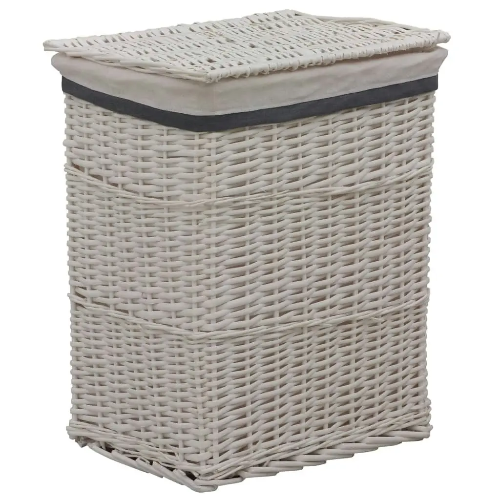 Laundry Basket White Willow 286978